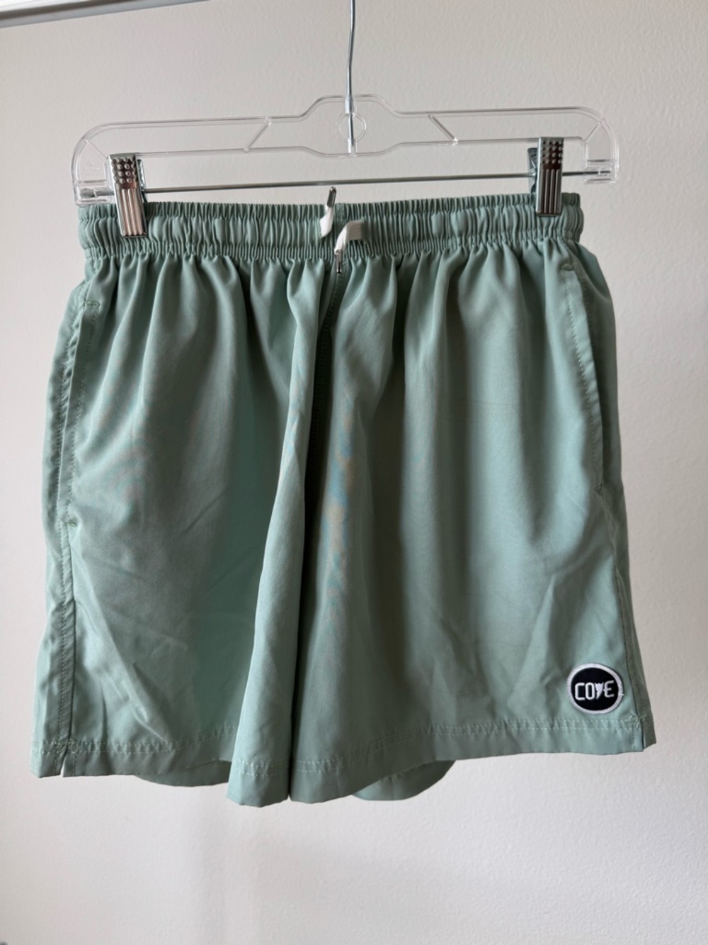 Cove Men's Sage Green Athletic Swim Shorts